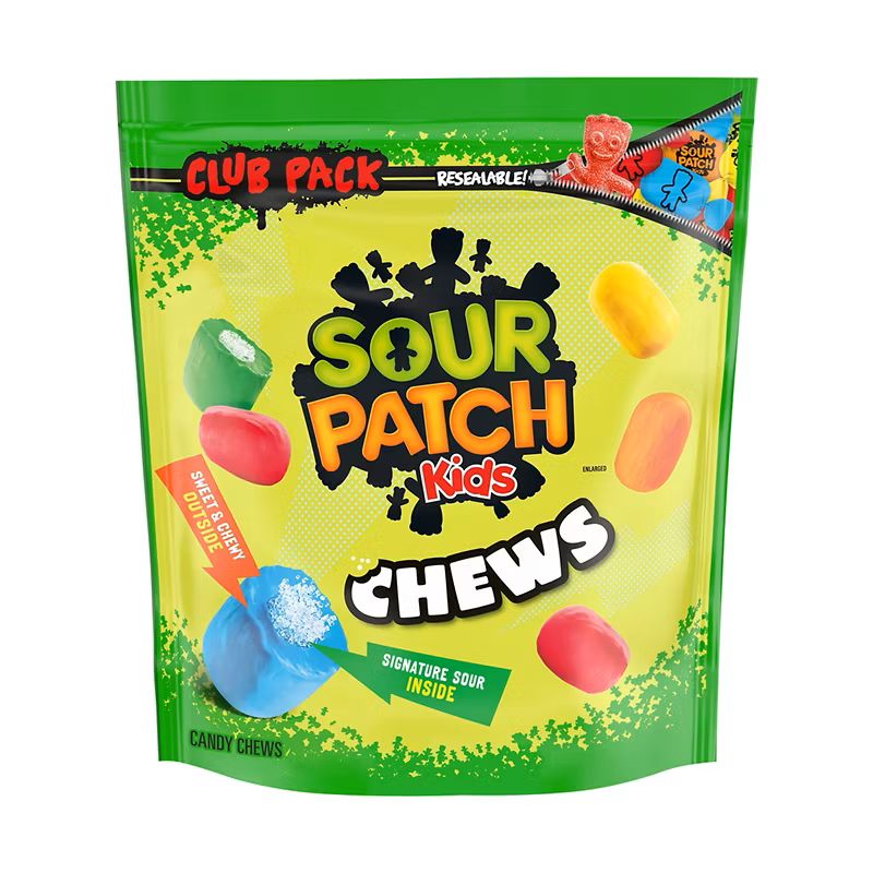 Party Bags     Sour Patch Kids Chews Club Pack