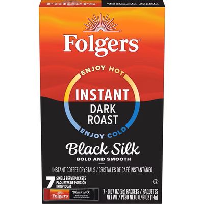 Folger's Choice single serve - Black Silk Instant Coffee sticks 7ct Folger's Choice single serve - Black Silk Instant Coffee sticks 7ct