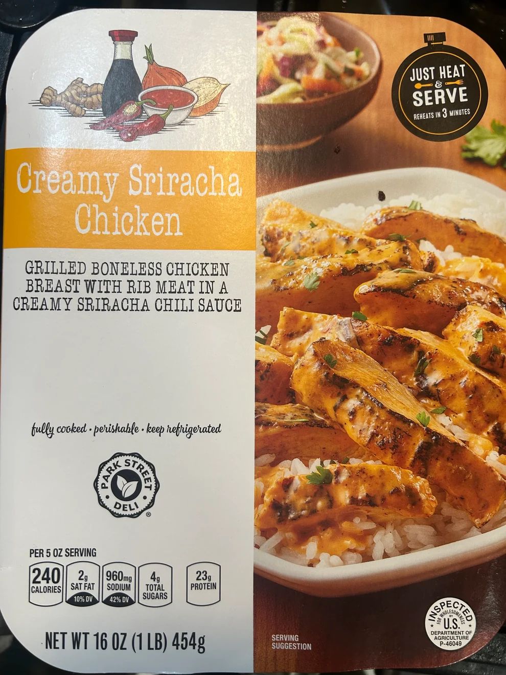 Park Street Deli - Creamy Sriracha Chicken Park Street Deli - Creamy Sriracha Chicken