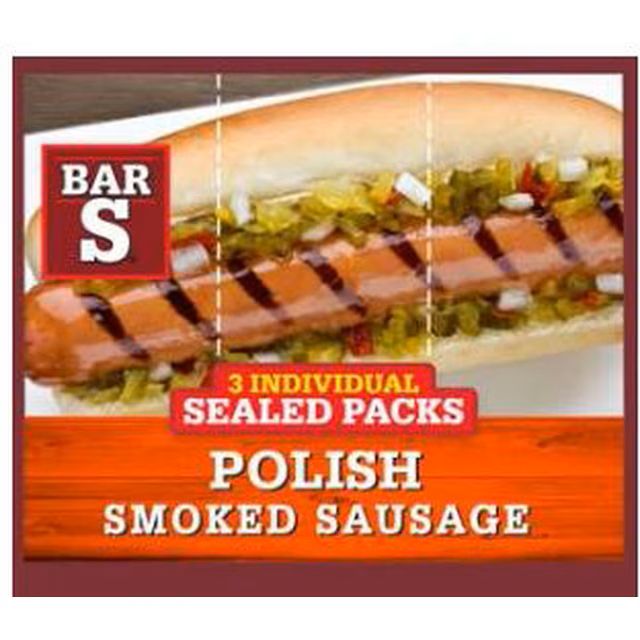 Bar S Sausage Links 3 Individually Wrapped 2ct - Polish Bar S Sausage Links 3 Individually Wrapped 2ct - Polish