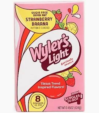 Wyler's Light 8ct - (add to 16.9oz water) Strawberry Banana Wyler's Light 8ct - (add to 16.9oz water) Strawberry Banana
