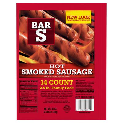 Bar S Sausage Links 3 Individually Wrapped 2ct - Cheddar Bar S Sausage Links 3 Individually Wrapped 2ct - Cheddar