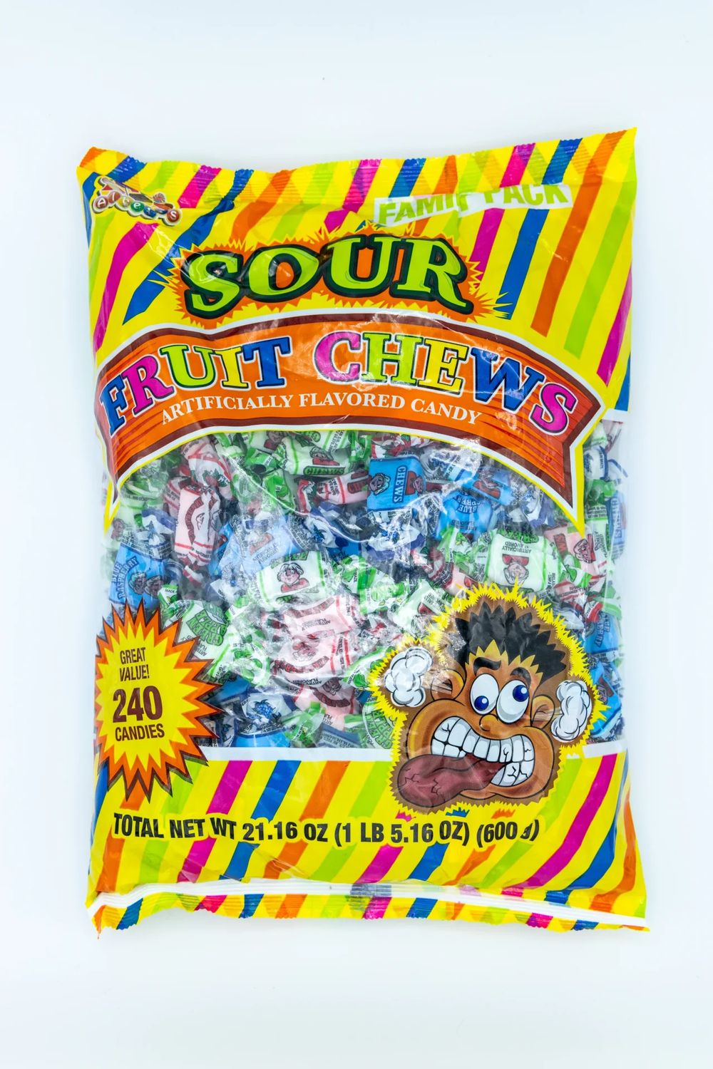 Albert's Chews 240ct - Sour Fruit Chews Assorted Albert's Chews 240ct - Sour Fruit Chews Assorted