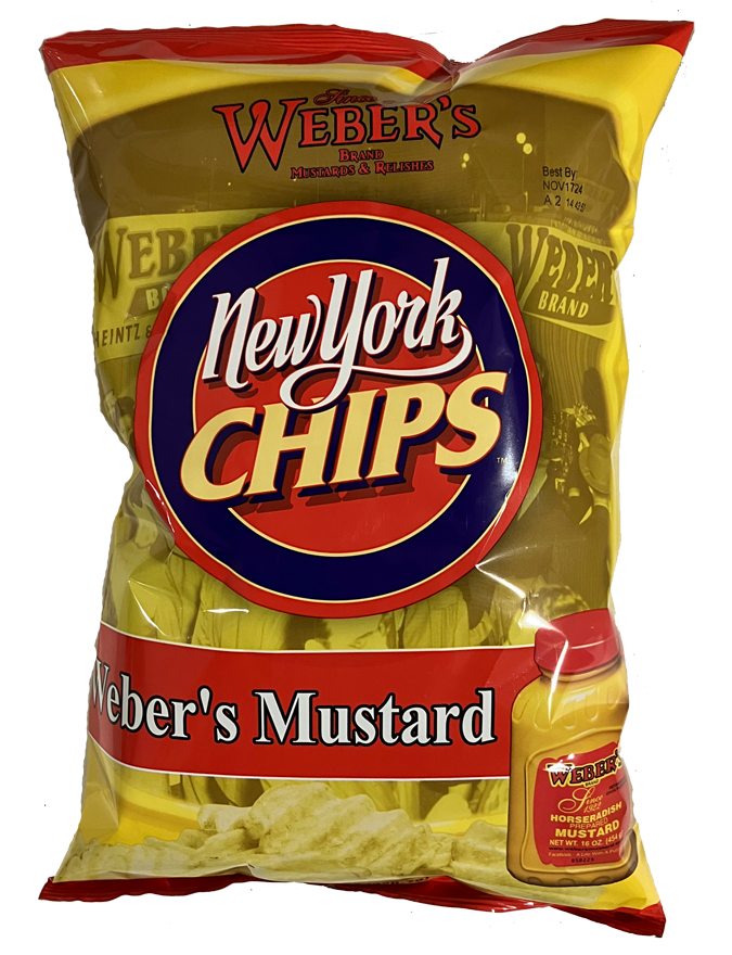 New York Chips - Weber's Mustard