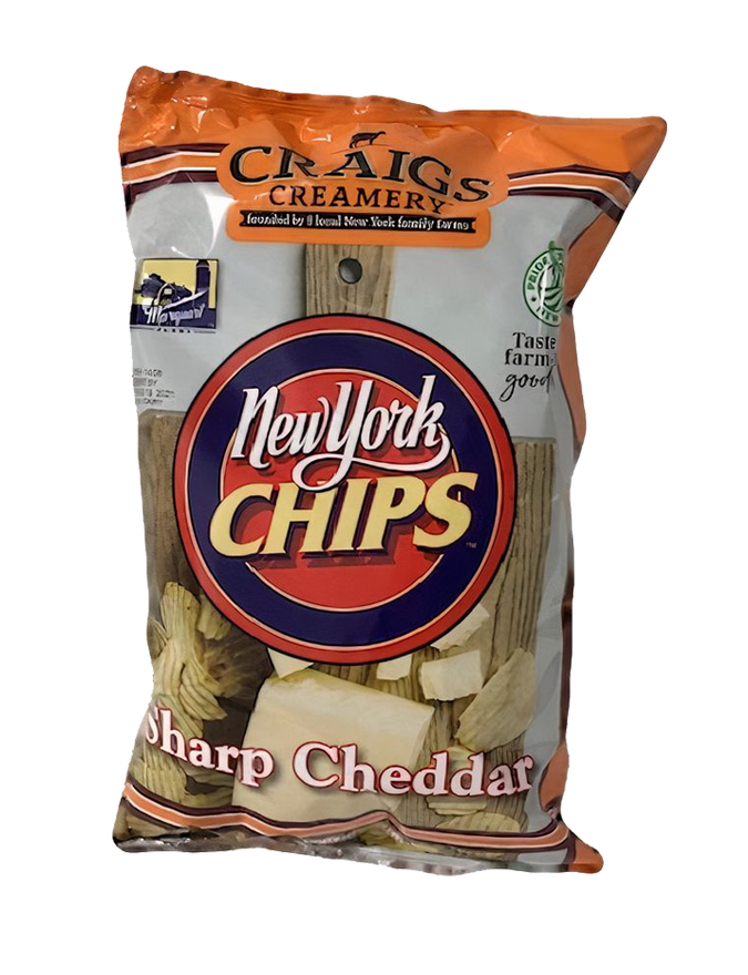New York Chips - Craigs Creamery Sharp Cheddar New York Chips - Craigs Creamery Sharp Cheddar