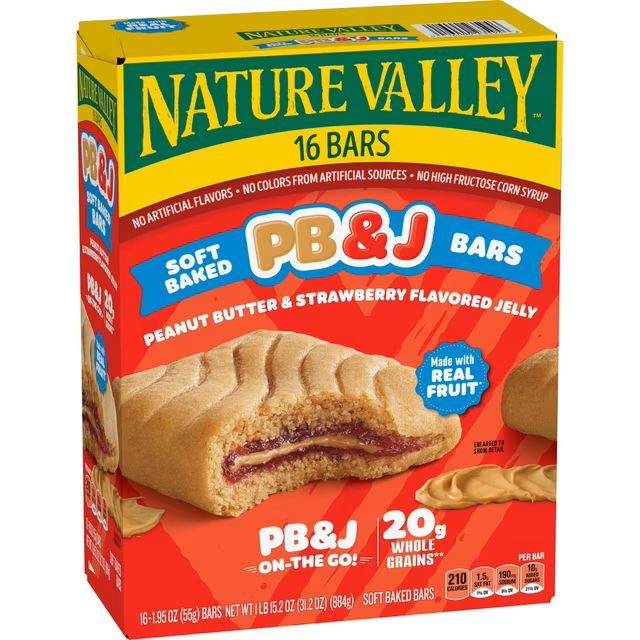 Nature Valley Soft-Baked PB&amp;J Bars 16ct
