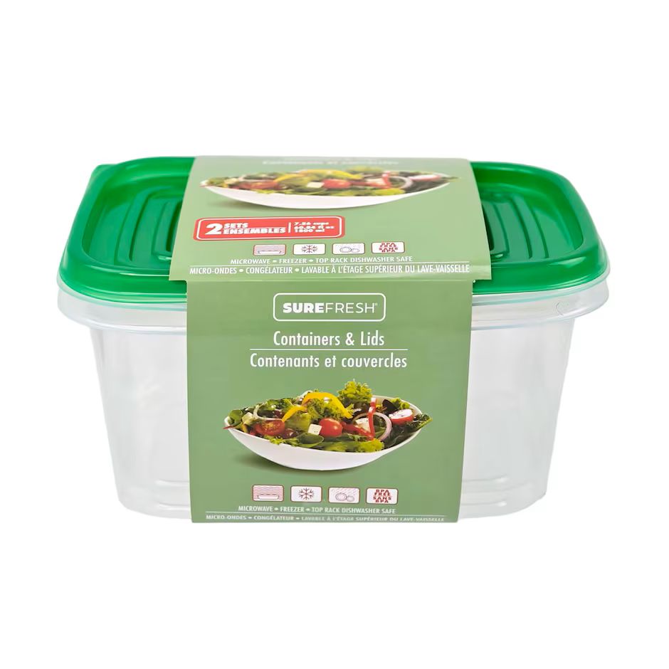 SureFresh Large Rectangle 2ct 60.84oz SureFresh Large Rectangle 2ct 60.84oz