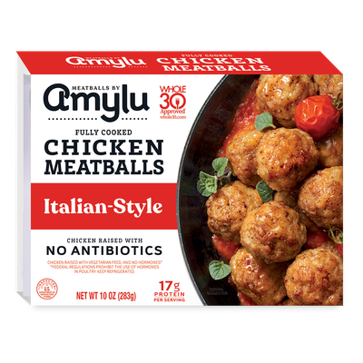 Amylu Chicken Meatballs Italian-Style Amylu Chicken Meatballs Italian-Style