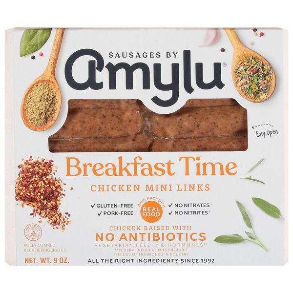 Amylu Breakfast Time Chicken Chicken Mini Links