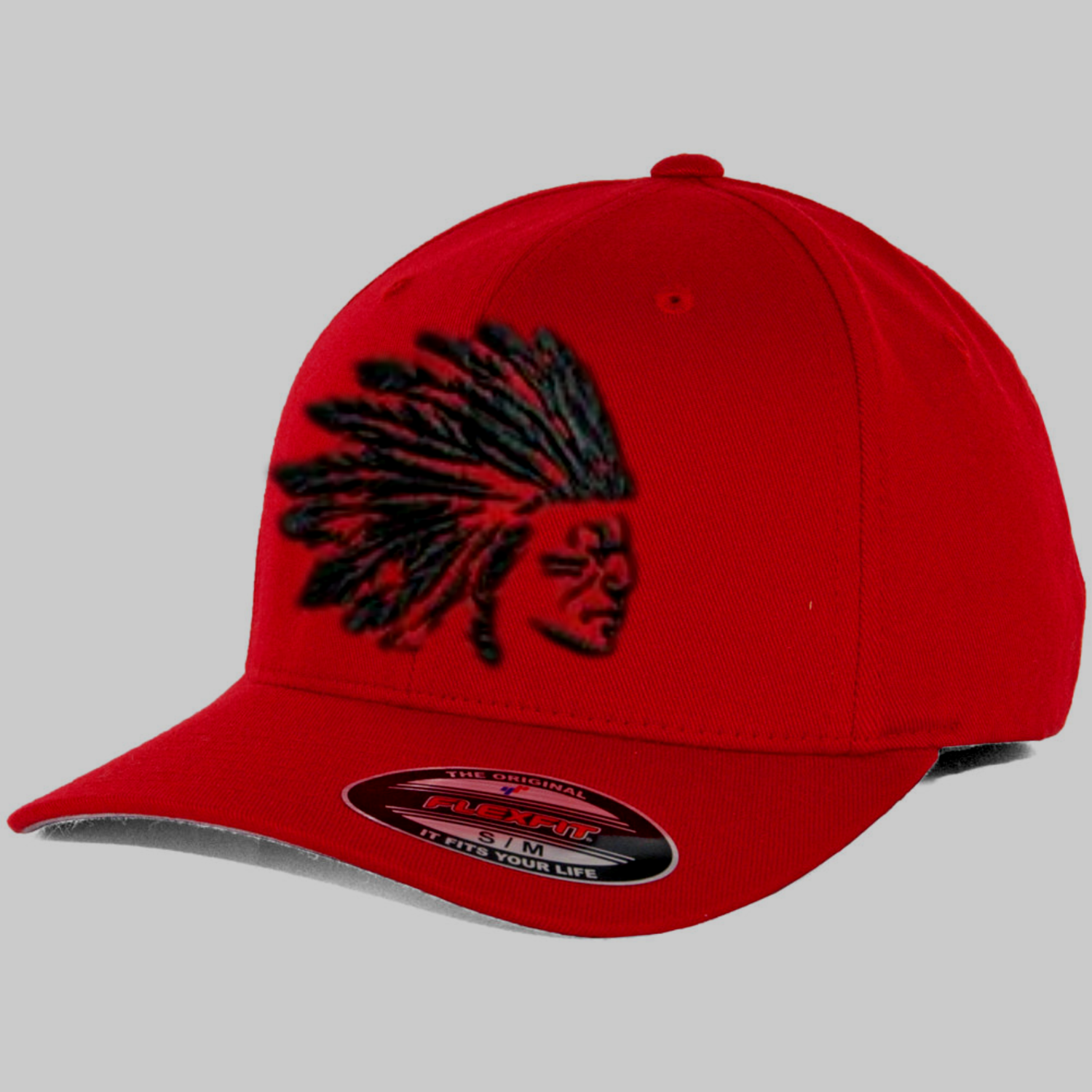 Headdress Hat flexfit red