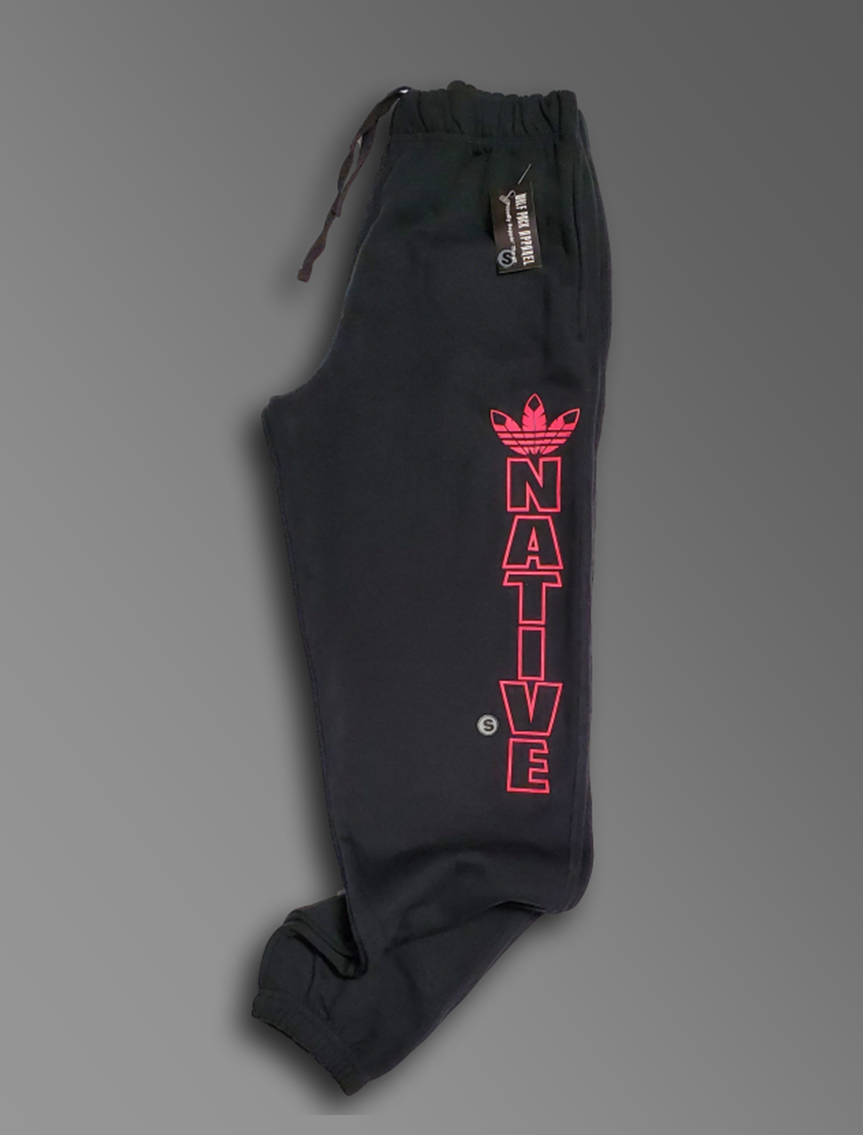 Native Style Sweatpants pink ink