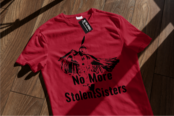 Hope -No More Stolen Sisters - Red basic fit tee Hope -No More Stolen Sisters - Red basic fit tee