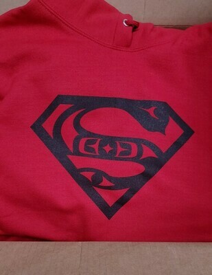 Coast Salish Pride - Red Hoodie