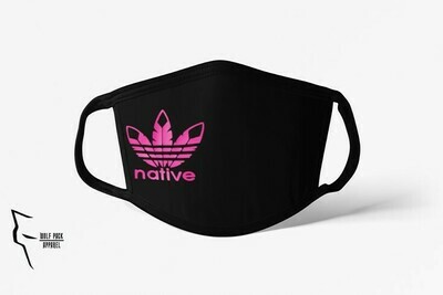 Native Style 2020 mask - Standard fit pink ink Native Style 2020 mask - Standard fit pink ink