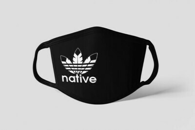 Native Style 2020 mask - Standard fit white ink Native Style 2020 mask - Standard fit white ink
