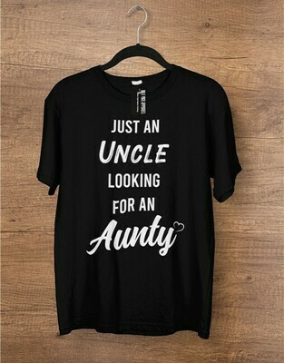 Just an Uncle - basic fit tee