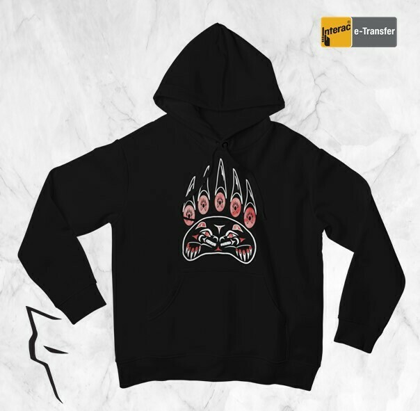 Stronger Together - Bear paw hoodie Black