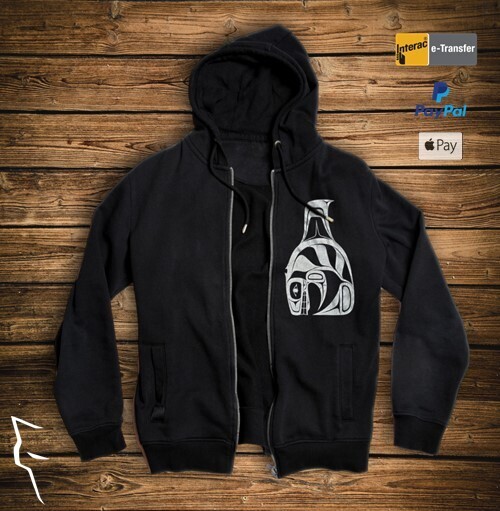 Killerwhale - Adult Zip Hoodie black