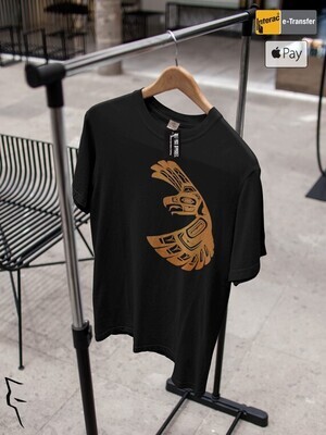 Eagle Protector- basic tee black w copper Eagle Protector- basic tee black w copper