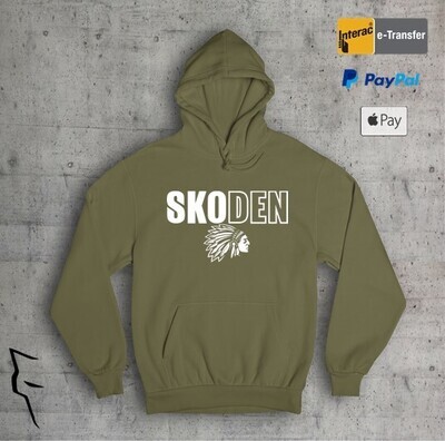 Skoden Lets Go  Hoodie - Military Green