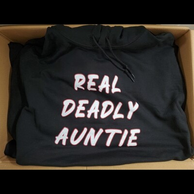 Real Deadly Auntie - Hoodie black