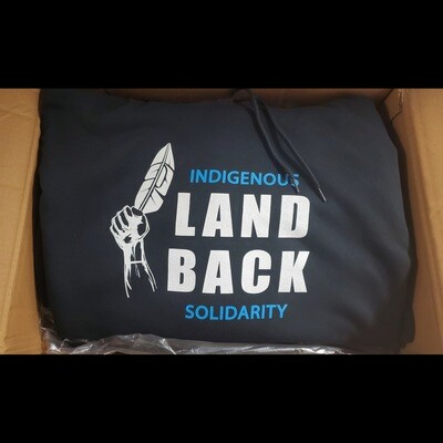 Land Back - Indigenous Solidarity - Hoodie black