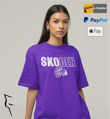 Skoden Lets Go - basic tee purple Skoden Lets Go - basic tee purple