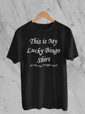 Lucky Bingo Shirt - Snaggin - Black Lucky Bingo Shirt - Snaggin - Black