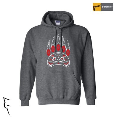 Stronger Together - Bear paw hoodie Heather Grey