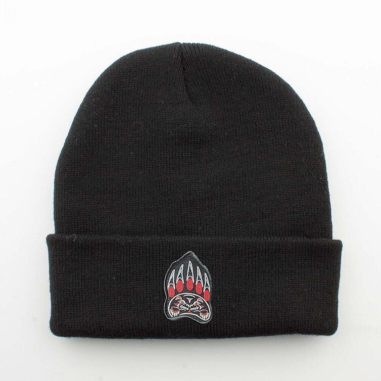 Stronger Together Bear Paw classic style toque - black