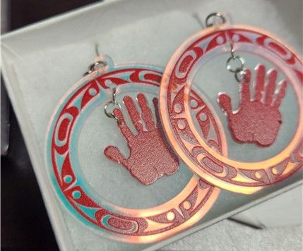 MMIW Unity earrings - Iridescent