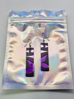 Spirit of the Butterfly Earrings-Purple