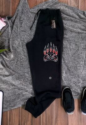 Stronger Together Bear Paw sweatpants - black