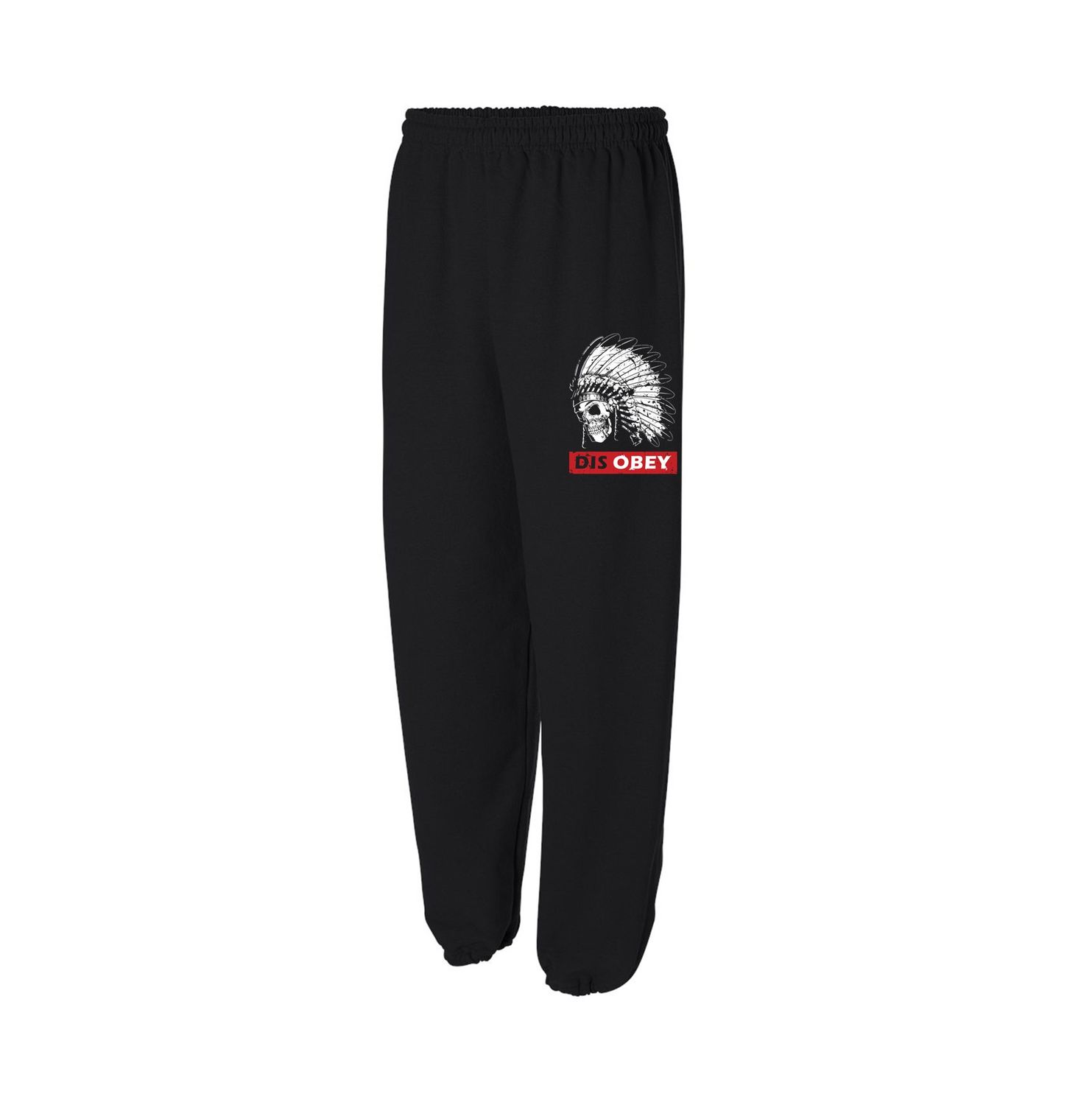 Disobey Skull sweatpants - black