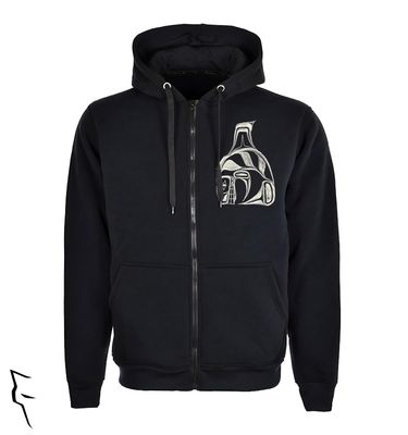 Killerwhale - Adult Zip Hoodie black
