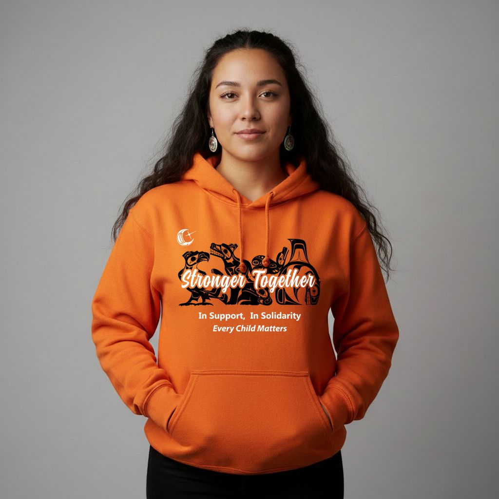 4 Crest Stronger Together - Hoodie orange