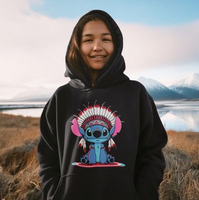 Love hoodie adult - black