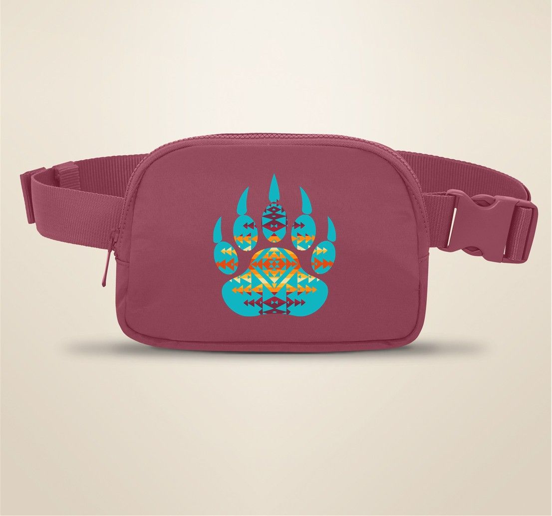Turquoise Bear Paw - Crossbody bag