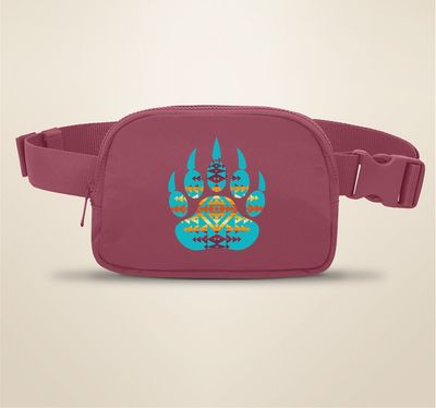 Turquoise Bear Paw - Crossbody bag