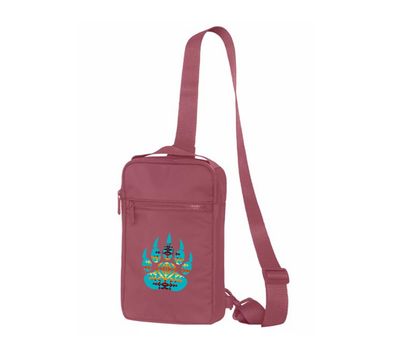 Turquoise Bear Paw - sling bag