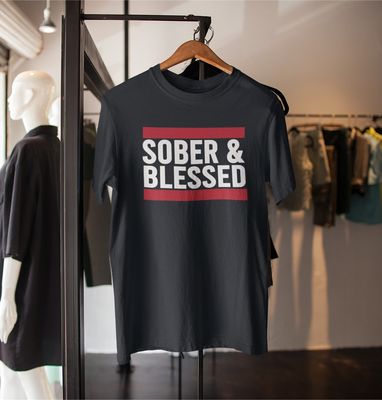 Sober &amp; Blessed - Tee