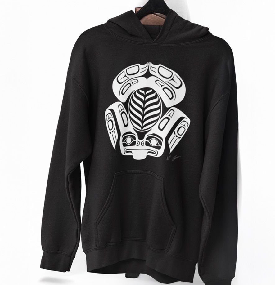 Frog - hoodie black