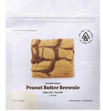 The Cookie Factory Brownie - Peanut Butter Brownie 350mg