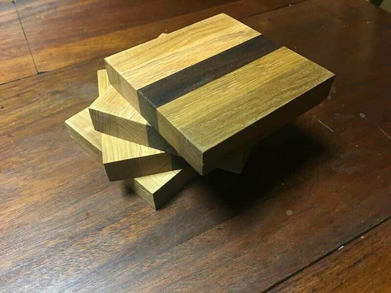 Wooden Coasters - Set of 4