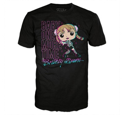Britney Spears Baby One More Time Funko Pop Tees T-Shirt Britney Spears Baby One More Time Funko Pop Tees T-Shirt