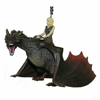 Daenerys Targaryen on Drogon Game of Thrones Kurt Adler Holiday Christmas Tree Ornament