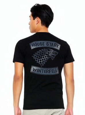 House Stark Direwolf Winterfell Game of Thrones T-shirt House Stark Direwolf Winterfell Game of Thrones T-shirt
