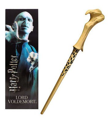 Voldemort Harry Potter Wand Replica and Holographic Bookmark