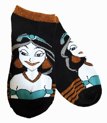 Jasmine Aladdin Disney Princess No-Show Ankle Socks