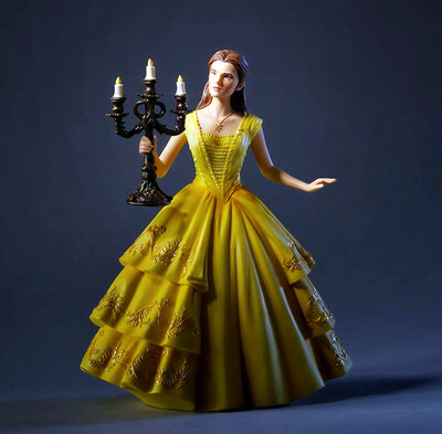Belle Beauty and the Beast Disney Showcase Live Action Cinematic Moment Statue